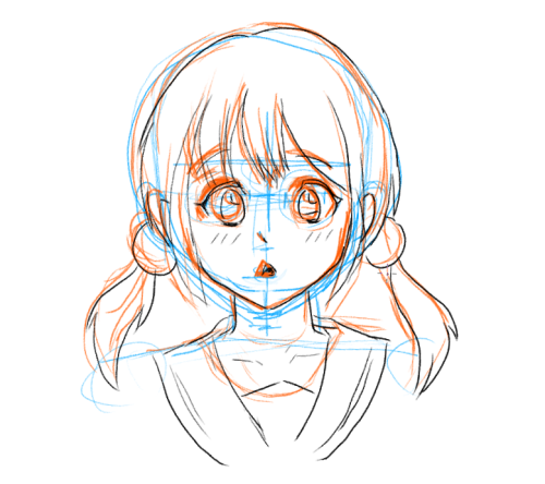 【初心者歓迎】イラストレッスン（基礎：顔の描き方）